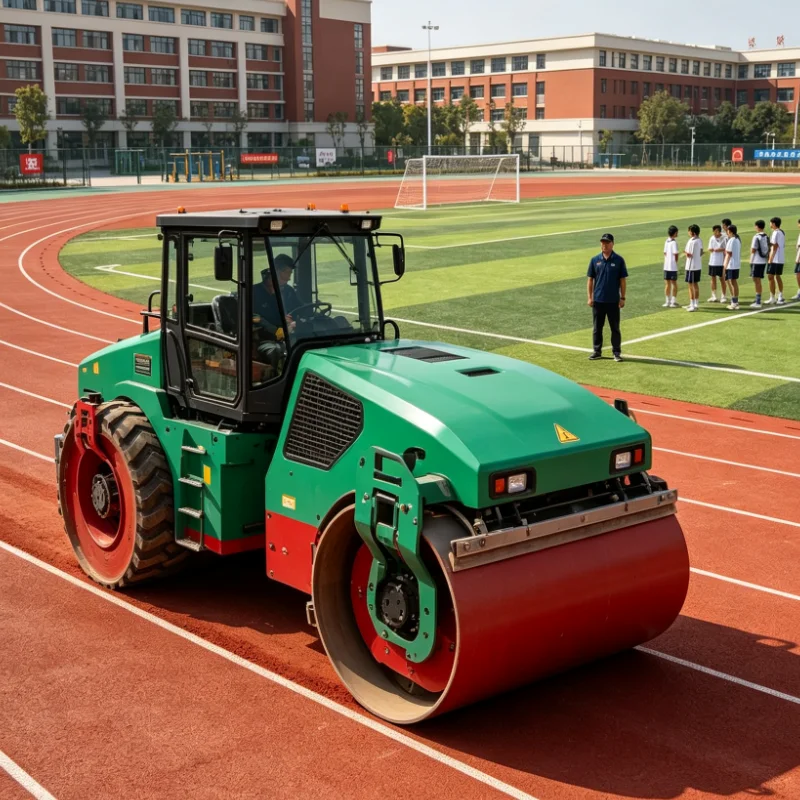 Customized 10T Sheepsfoot Double Drum Vibratory Roller, Soil Compactor for Construction