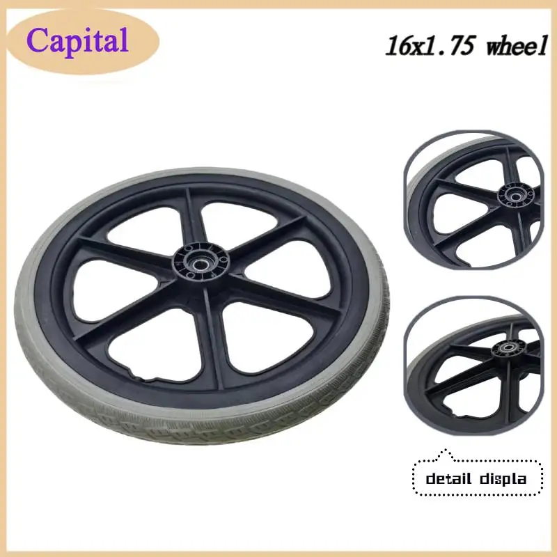 16 inch 16x1.75 solid large pneumatic assembly 16 inch wheelchair accessory rear tyre