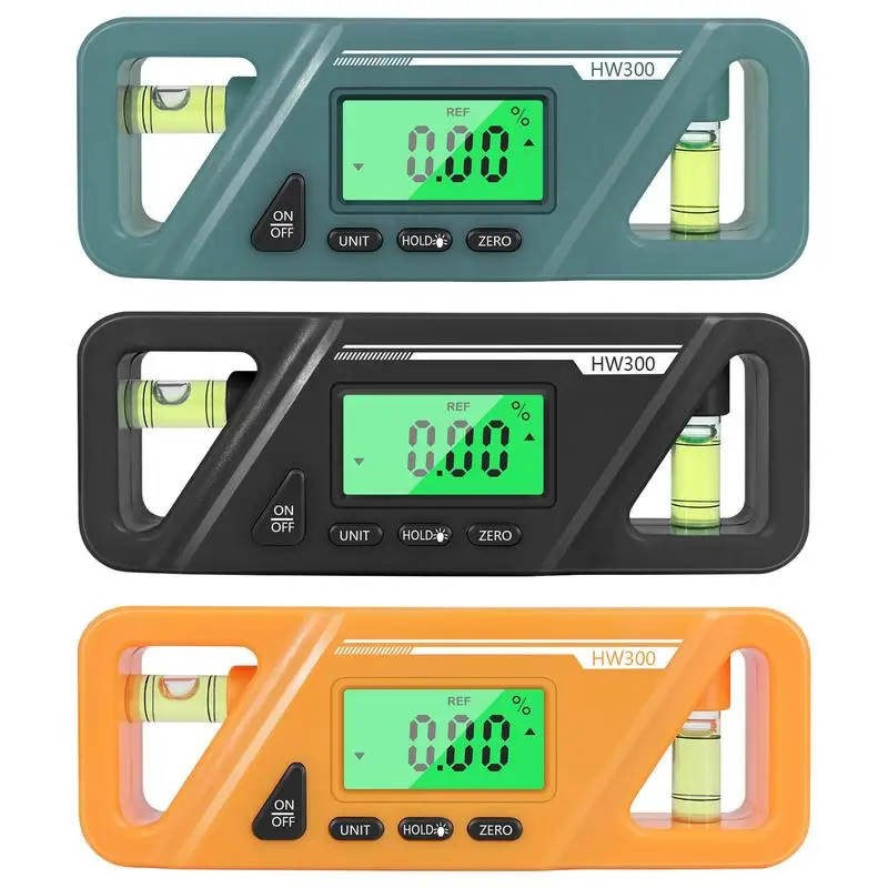 Digital Inclinometer Angle Finder Angle Gauge Level Tool Spirit Level Magnet Base LCD Display Inclinometer Construction Tools