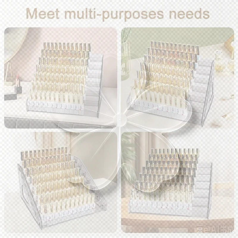 3/4/5 Tier Large-Capacity Acrylic Desk Divider Watercolor Pencil Organizer Stationery Store Storage Rack Marker Pencil Holder