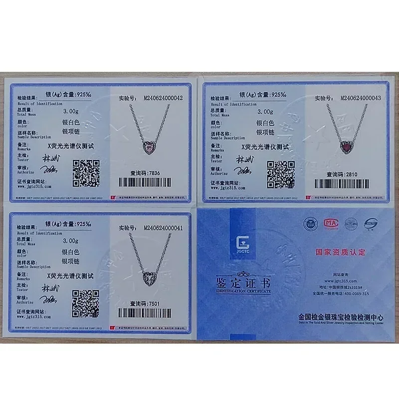 هدايا مفاجأة عيد الميلاد وأعياد الميلاد 925 من الفضة الإسترليني الرائعة اللامعة على شكل قلب قلادة كلاسيكية ساحرة مجوهرات نسائية