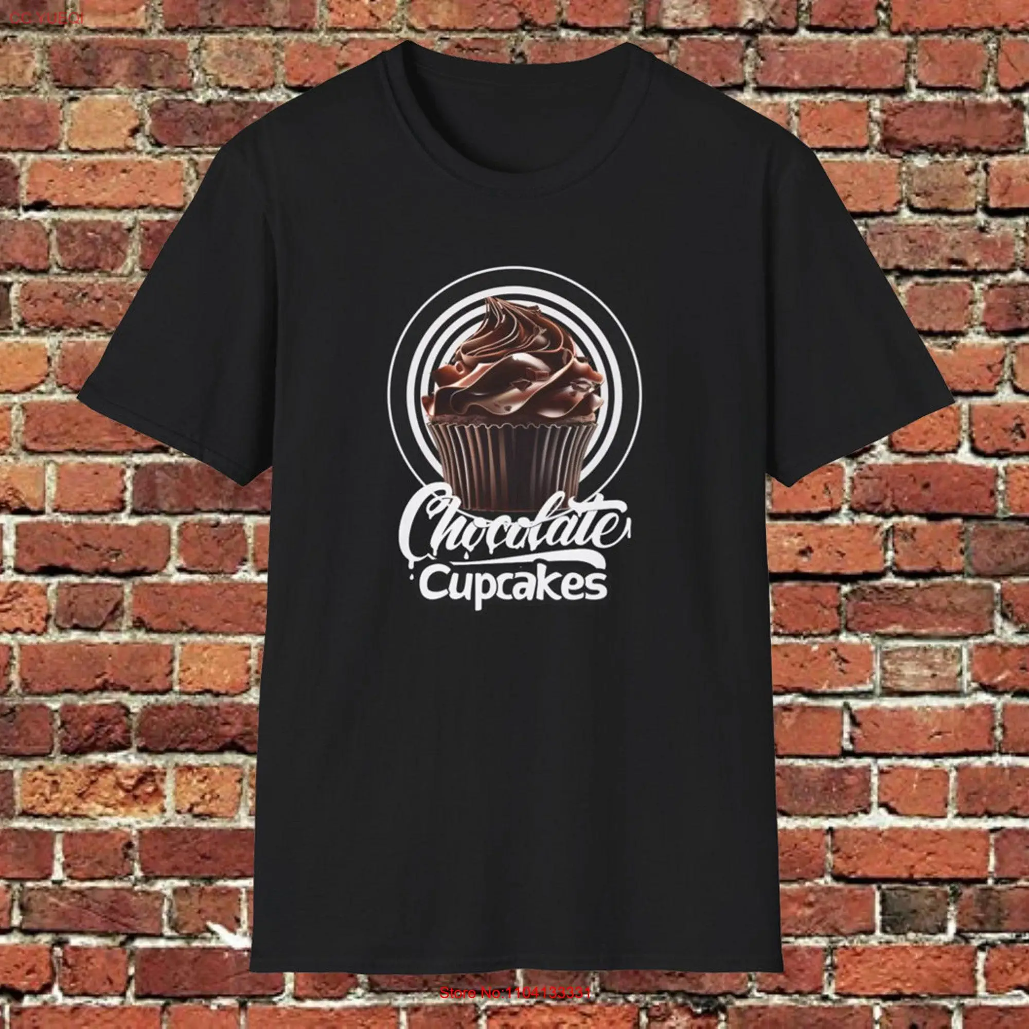 Cocolate Cupcakes T Shirt long or short sleeves