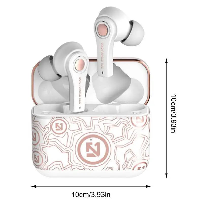 Rondaful  TS-100 Wireless Earphones 5.0 Mini Earbuds Stereo Bass Noise Cancelling Sports Waterproof Earbud In Ear