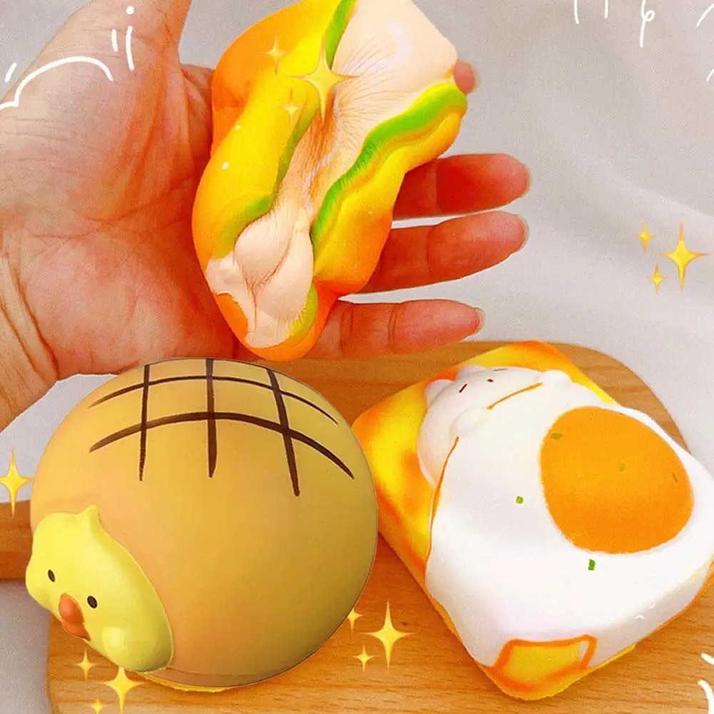 

Cute Slow Rising Squeeze Squishies Toy Stress Relief Toys Gift Animal Stress Ball Fidget Toys Squeeze Food Toys