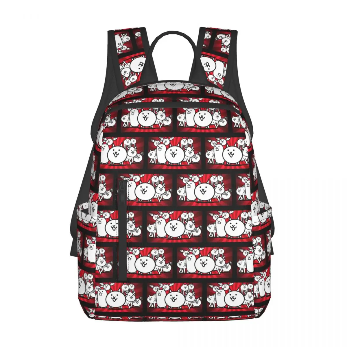 

Nyanko Great War Battle Cats Backpack Daypack Large Capacity Boys Girls BookBag School Bag Shoulder Bags for Men Women
