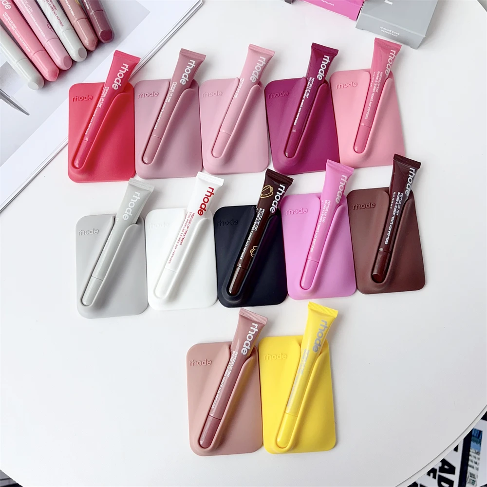 Image of Rhode New Style Lipgloss Ribbon Color Magnetischer Snap-on Lippenstift-Ständer Halter Make-up Limitierte Auflage Langanhaltende Lipglosse