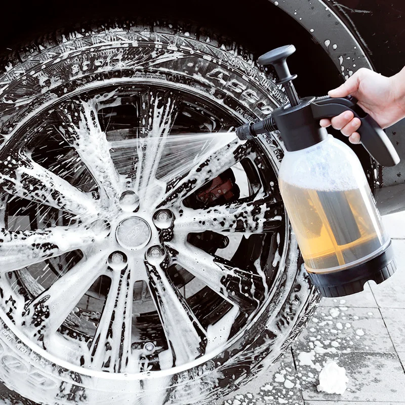 1.5L Car Wash Pump Foam Sprayer Hand Held Wash Spray Bottle Snow Foam Detailing Manual car wash high Pressure Hand Spray