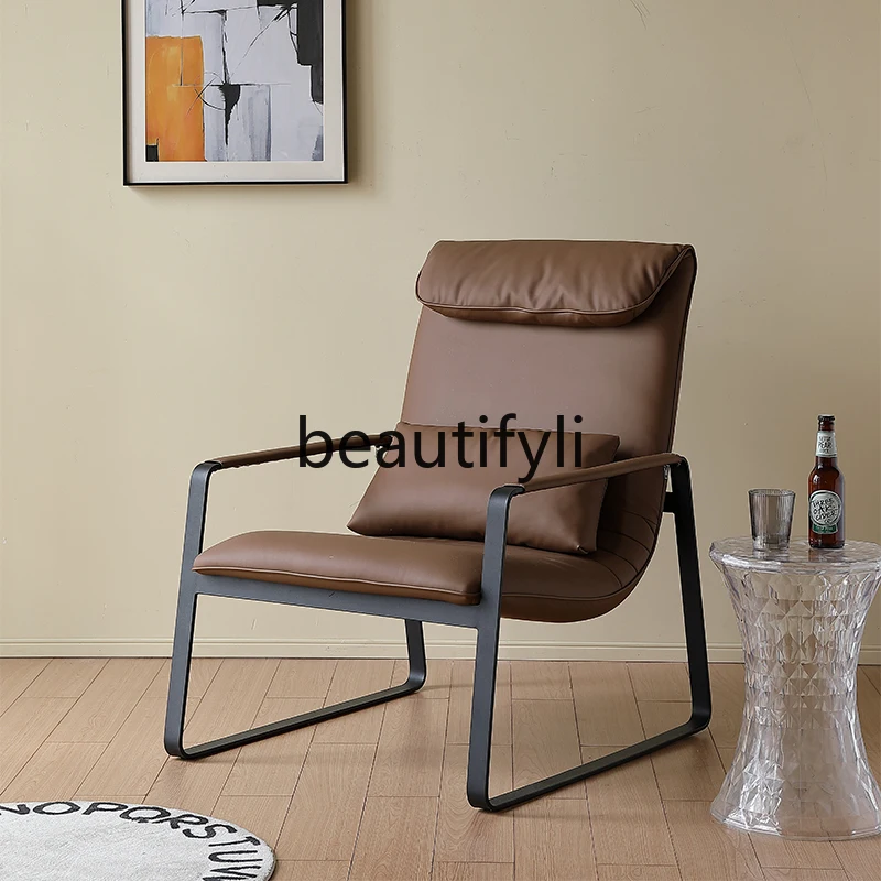 كرسي ترفيهي مصمم خفيف فاخر كرسي فردي لغرفة المعيشة أريكة كرسي نمر حديث بسيط #3