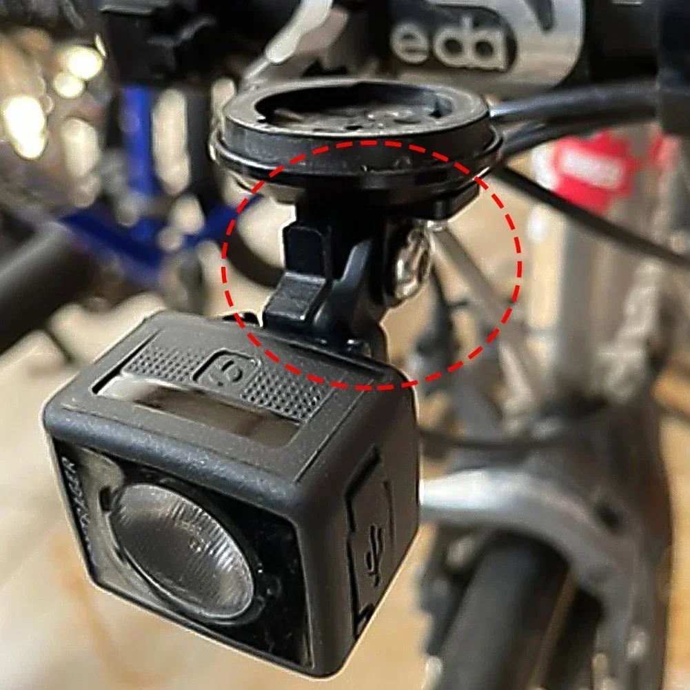 Para trek bicicleta frente lâmpada código medidor rack suporte de montagem gopro adaptador bontrager ion prort levantamento cauda suporte da lâmpada acessórios