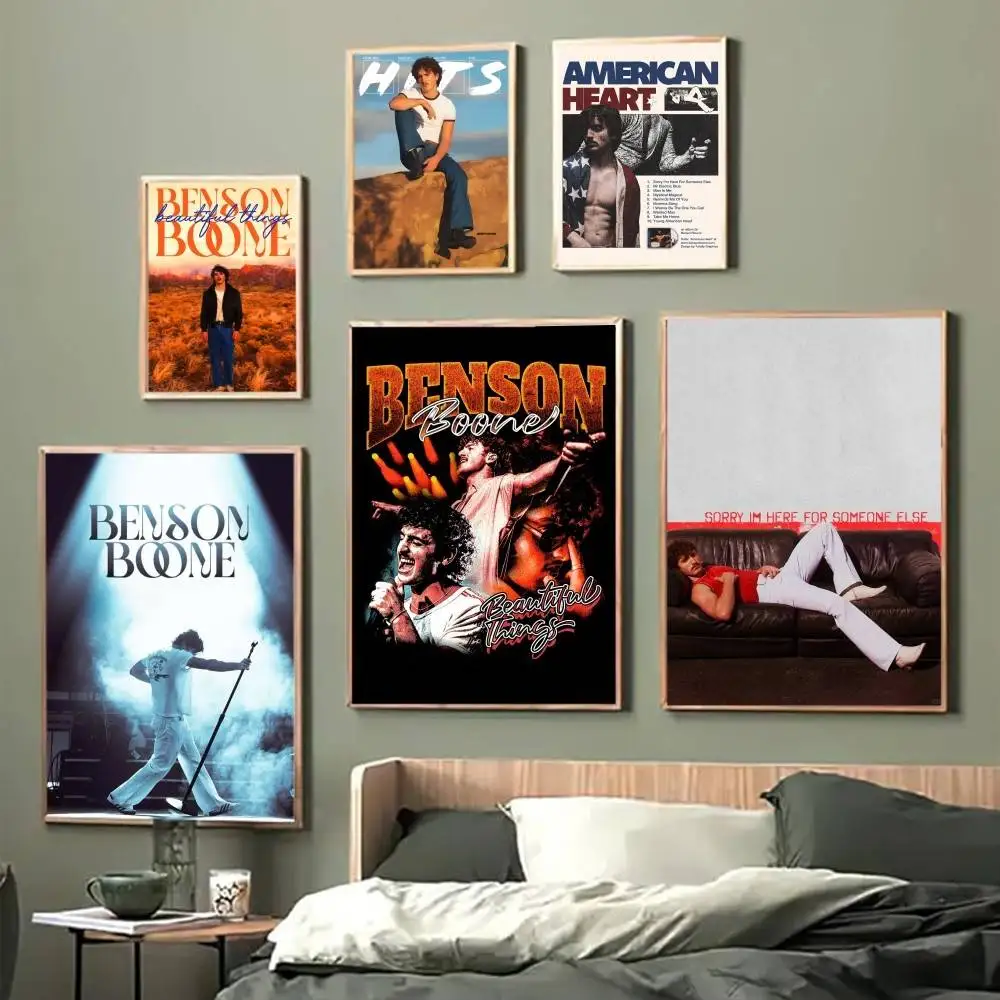 B-Benson B-Boone Good Quality Prints and Posters Waterproof Paper Sticker Coffee House Bar Posters Wall Stickers