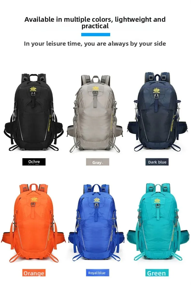 AZELA Camping Backpack Nylon Fall 2024 2319 Ultra Light Expandable Outdoor Bags Backpack For Man On Sale view 6