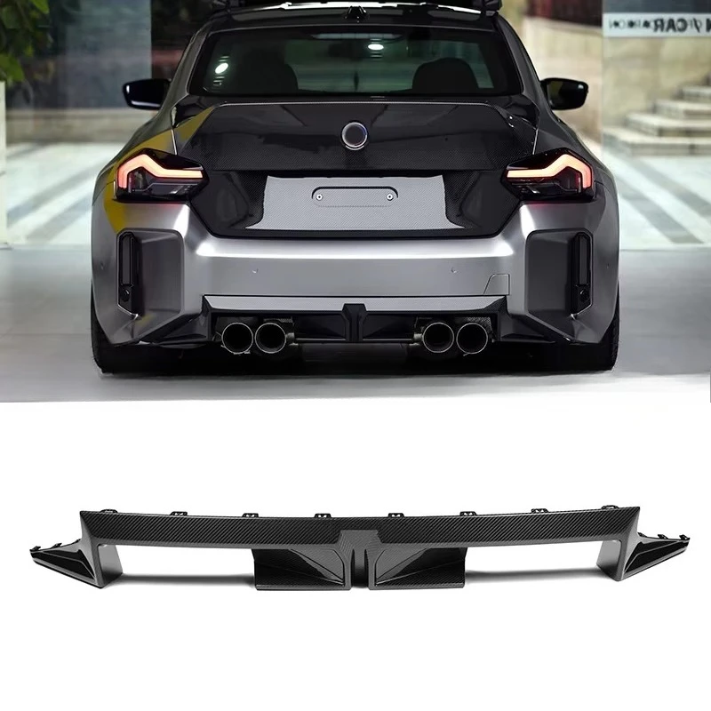 

CS Style High Quality Prepreg Dry Carbon Fiber Rear Bumper Diffuser Splitter for G87 M2 2023+ Rear Side Spat Rear Diffuser