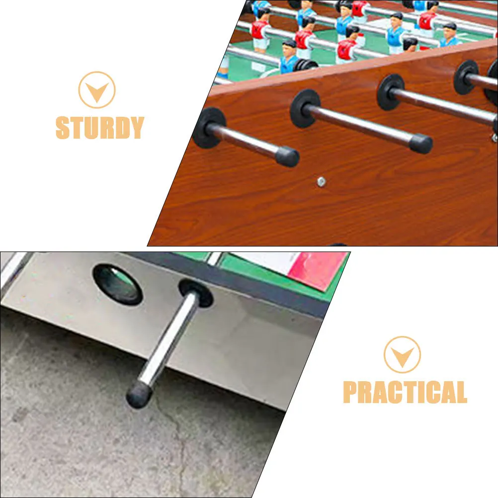 

16Pcs Foosball End Covers Soft Rubber Tip Caps for Table Soccer Machine Replacement Parts Easy Install No Sharp Edges