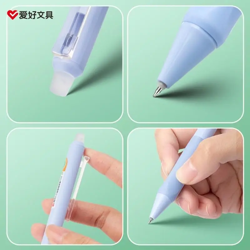 Pen con lápiz líquido gel W89C 0.5 mm Point Gel Pens Pen secado rápido para escribir