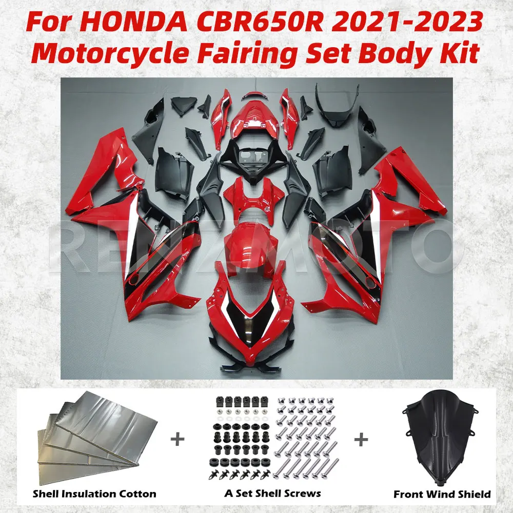

For HONDA CBR650R 2021-2023 Motorcycle Fairing Set Body Kit Fairing Plastic Guard Plate Accessories Shell H0622-104a