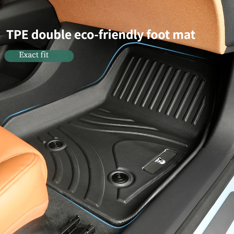 For 24 NIO ET5T ET5 five-seater foot mat fully enclosed interior decorative carpet mat TPE modified interior accessories