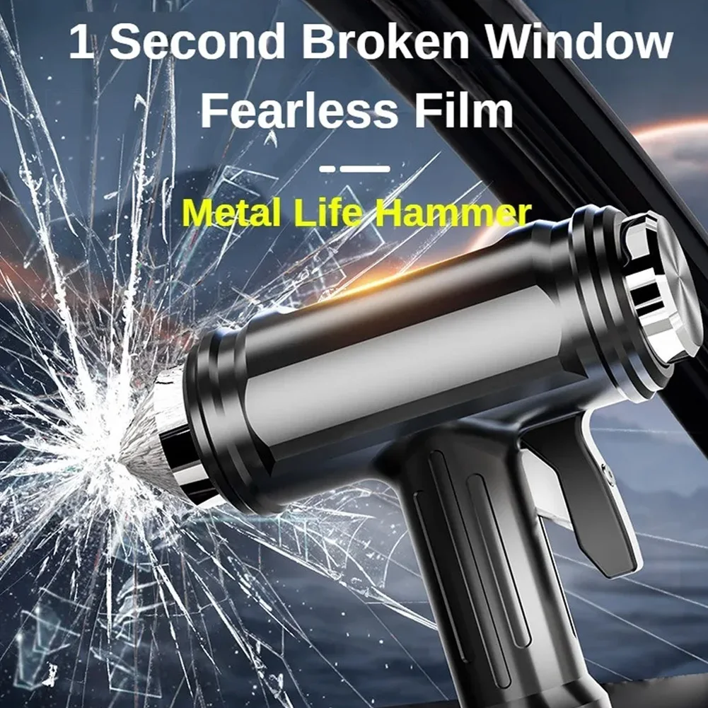 

Car Safety Hammer Car Window Breaker Emergency Hammer Seat Belt Cutter Life-Saving Escape Hammer Carbon Steel Material