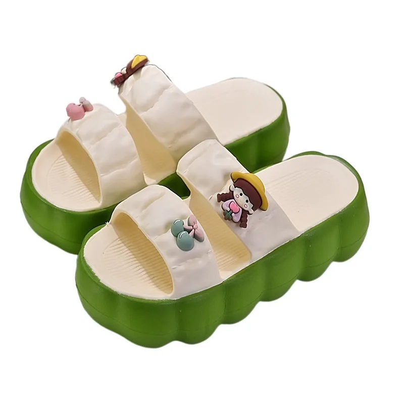 New model Women Summer Flat Sandals Fashion Girl's Platform Sandals Heels Beach Slippers Outdoor Comfortable Beach Sandals Shoes