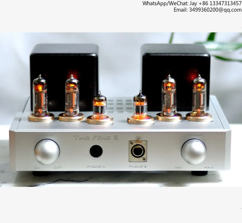 

MZ-5 Full Balance Vacuum Tube Pre Amplifier Preamp With Headphone Earphone Amp Double 100W Transformer 5814(12AU7)x2, 6c19x4