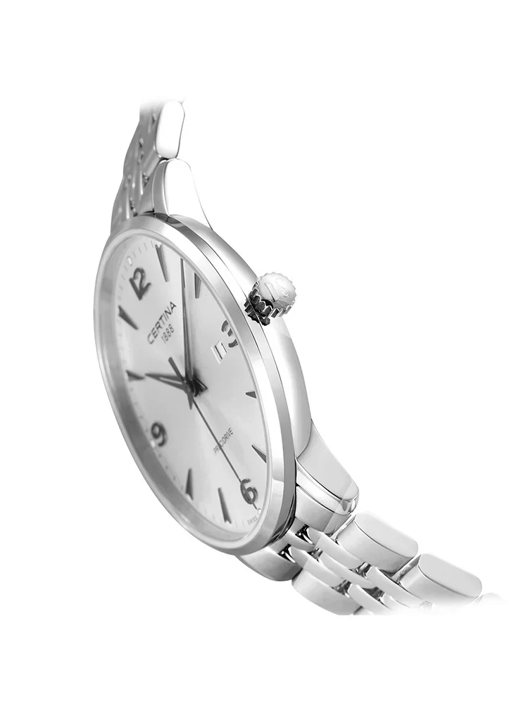 Certina Carmen-Montre à Quartz en Acier Inoxydable pour Homme, Simple, Étanche, pour Couple d'Affaires