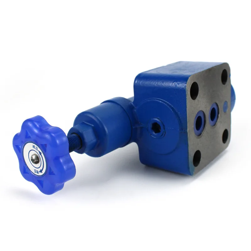 Hydraulic safety regulator  plate adjustable relief valve view 3