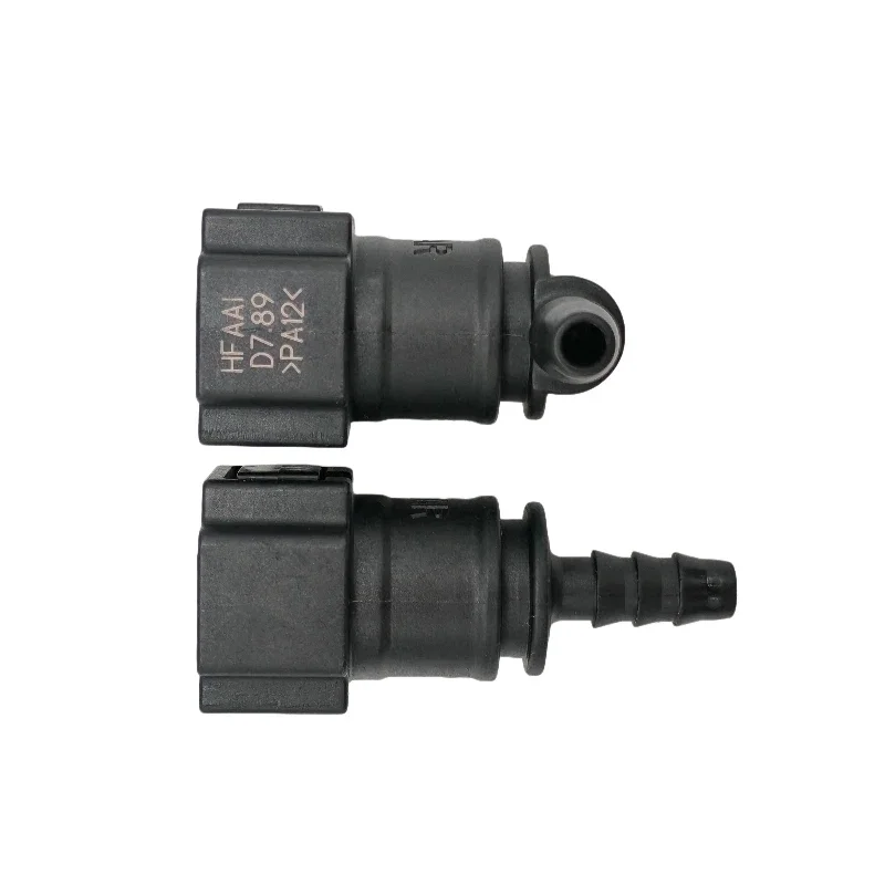 7.89 ID5 Kraftstoffleitung Schnellverbinder Auto-Befestigung 5/16 Kraftstoffrohr-Verbindung Kunststoff-Fittings Buchsenverbinder mit Doppelverriegelung 2 Stück – Detail 3