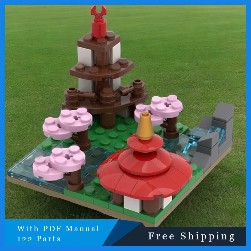 122 PCS Street View Moderni Piccoli Templi Modulari Building Blocks Creativo Famoso Stile Città Casa Modello Mattoni Giocattolo Per I Ragazzi Regalo
