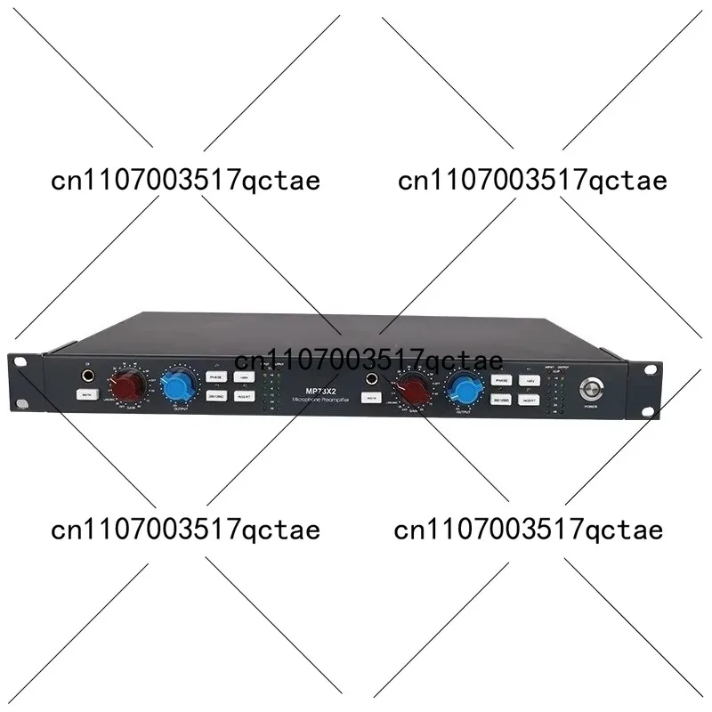 Dual Channel Mic Amp Alctron MP73X2 for Vocal Recording,instrument and Digital or Analog Sound Resource Sing