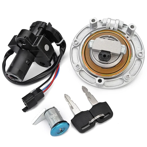Imagen 2 del producto Interruptor de encendido, tapa de combustible, juego de llaves de bloqueo de asiento para Honda CBR250 MC19 MC22 VFR400 NC30 RVF400 NC35 CBR400 NC23 NC29 CBR600 CBR900