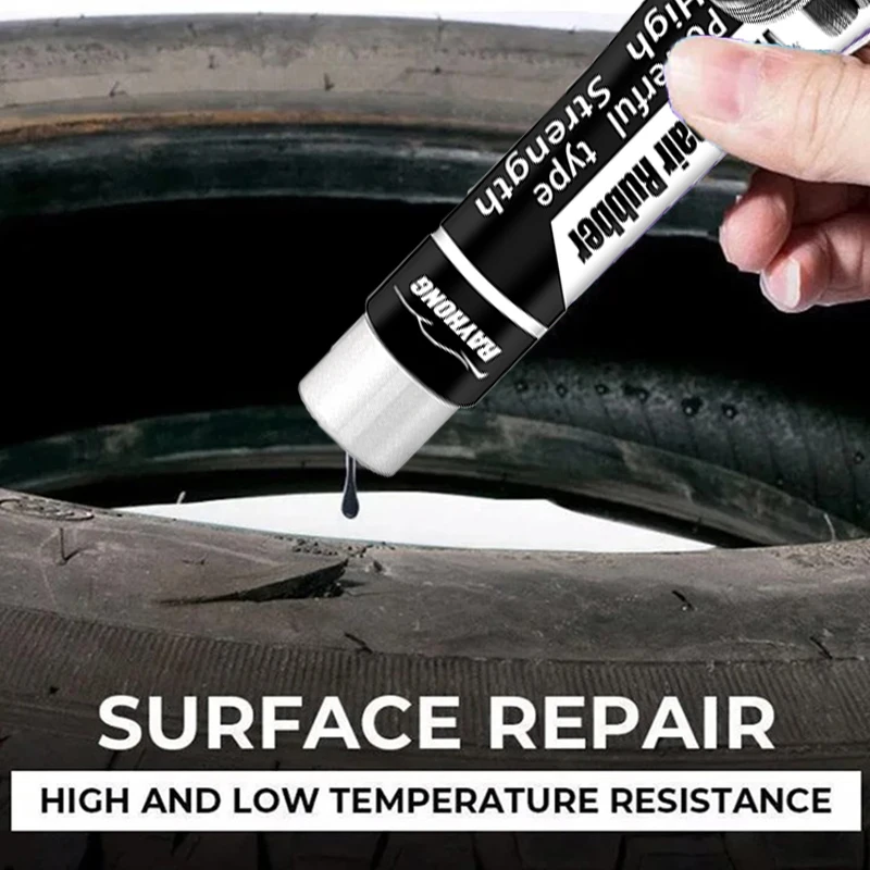 Tire Repair Black Glue Strong Rubber Wear-resistant Non-corrosive Car Instant Strong Tools Adhesive Instant Bond Repair