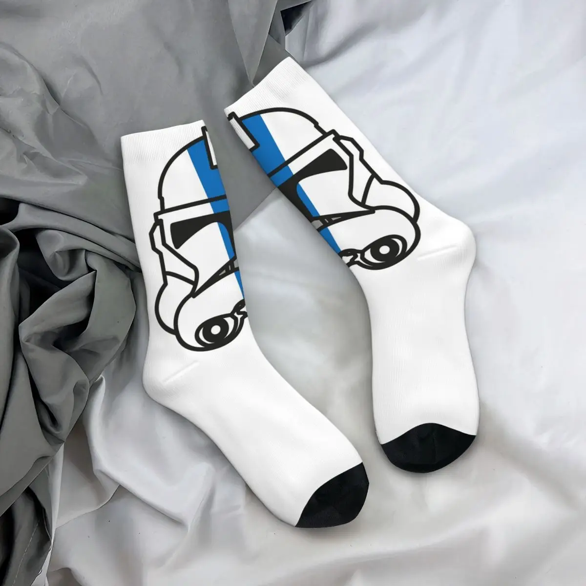 

Всесезонные чулки для экипажа Clone Trooper - 501st Legion Phase 2 Носки Повседневные длинные носки для мужчин и женщин Подарки
