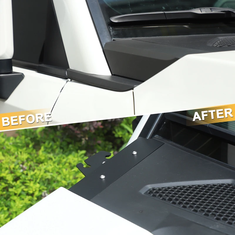 Carbon Steel  For Toyota Land Cruiser Prado 250 LC250 2024+ Car A-pillar Below Spotlight Antenna Bracket Decoration Accessories