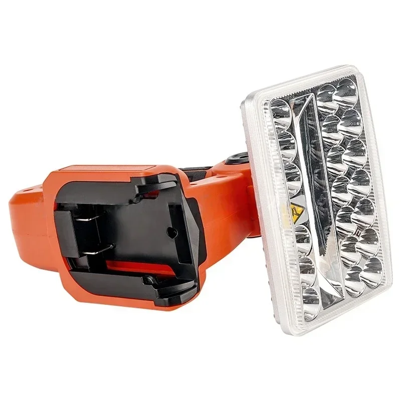 مصباح LED محمول للتخييم في الهواء الطلق مع USB لبطاريات ماكيتا/ديوالت/ميلووكي/بوش/بلاك اند ديكر/الحرفي 18-20 فولت ليثيوم أيون
