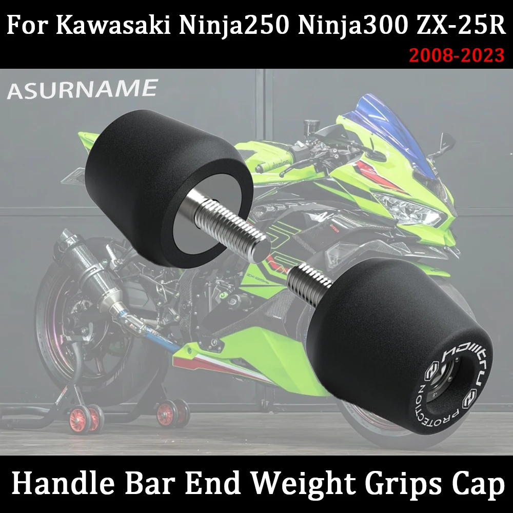 

Motorcycle Handle Bar End Weight Grips Cap For Kawasaki Ninja250 Ninja 250 Ninja300 Ninja 300 ZX-25R ZX 25R ZX25R 2023 2008-2022