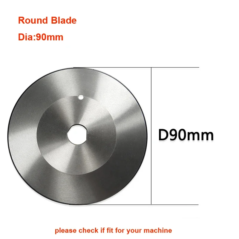 90mm Shawarma Knife Stainless Steel Blade for Dost Kebab Slicer Turkish Shawarma Slicer Doner Knife Sharp Round Toothed Blade