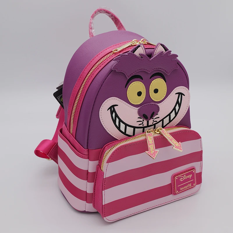 

Loungefly Alice In Wonderland Series Cheshire Cat Fully Lined Design Zipper Closure Travel Lightweight Portable Storage Bag Gift