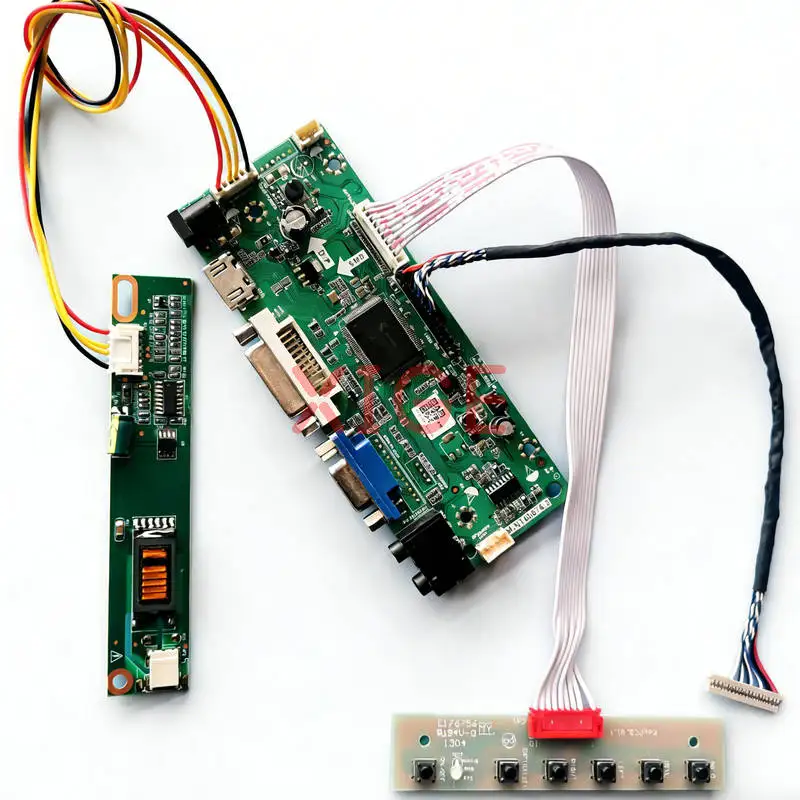 

LCD Monitor Drive Controller Board Fit LP150X1 LP150X2 HSD150PX11 LP150X04 20 Pin LVDS 1024x768 1-CCFL 1024*768 HDMI+DVI+VGA Kit