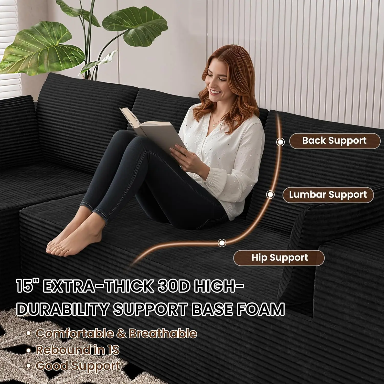 Thumbnail 4 - #32 Best Rated Modular Sectional Sofas to Buy in 2026