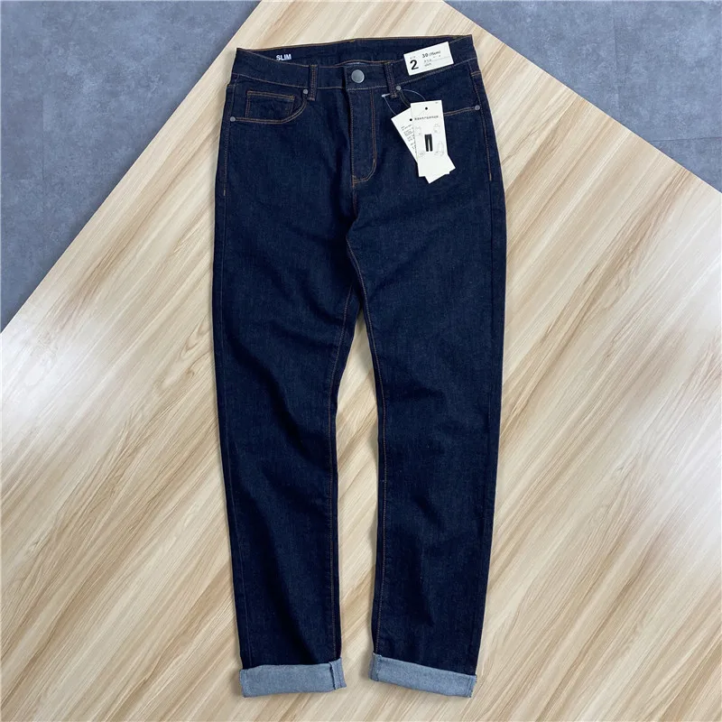 

Мужские облегающие джинсовые джинсы, эластичные, удобные, весенние, повседневные, длинные брюки Faion Ci Sle со средней талией, универсальные, всесезонные