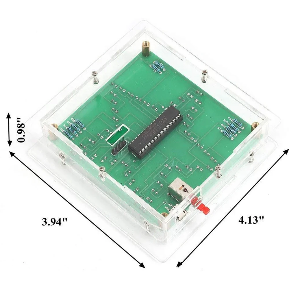 Zestaw elektroniczny DIY: 3D Pięcioramienna Gwiazda, Efekt Wodnego Światła, Migające LED, Projekt do Lutowania dla Uczniów, Dorosłych i Hobbystów - Nauka Lutowania — zdjęcie 6