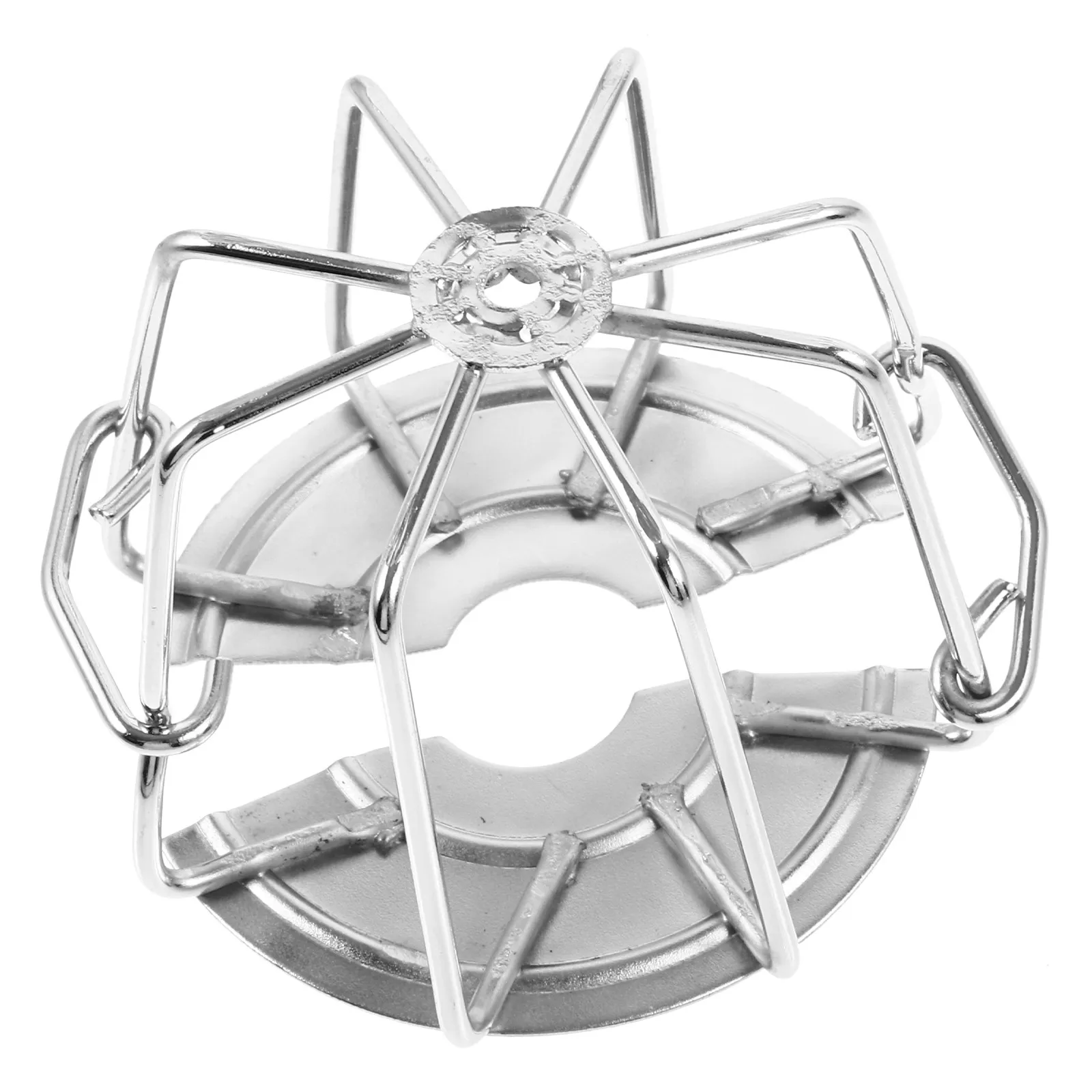 Covers Protective Cap Retaining Ring Guards Stainless Steel Silver Non-Removable Design Head Cage Guard Cover Bracket Escutcheon