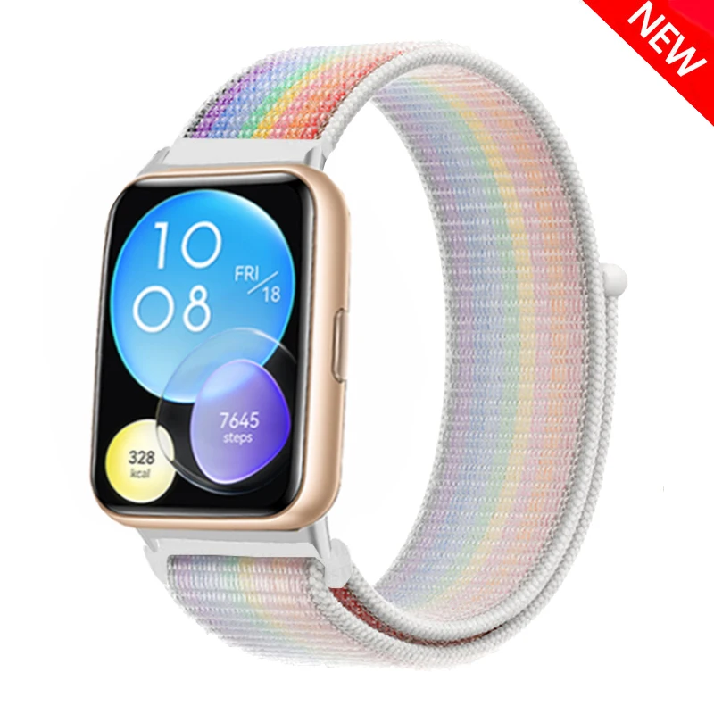 Nylon Loop Band For Huawei Watch Fit 2 Strap Smartwatch Accessories Replacement Wristband Correa Bracelet Huawei Watch fit2 New