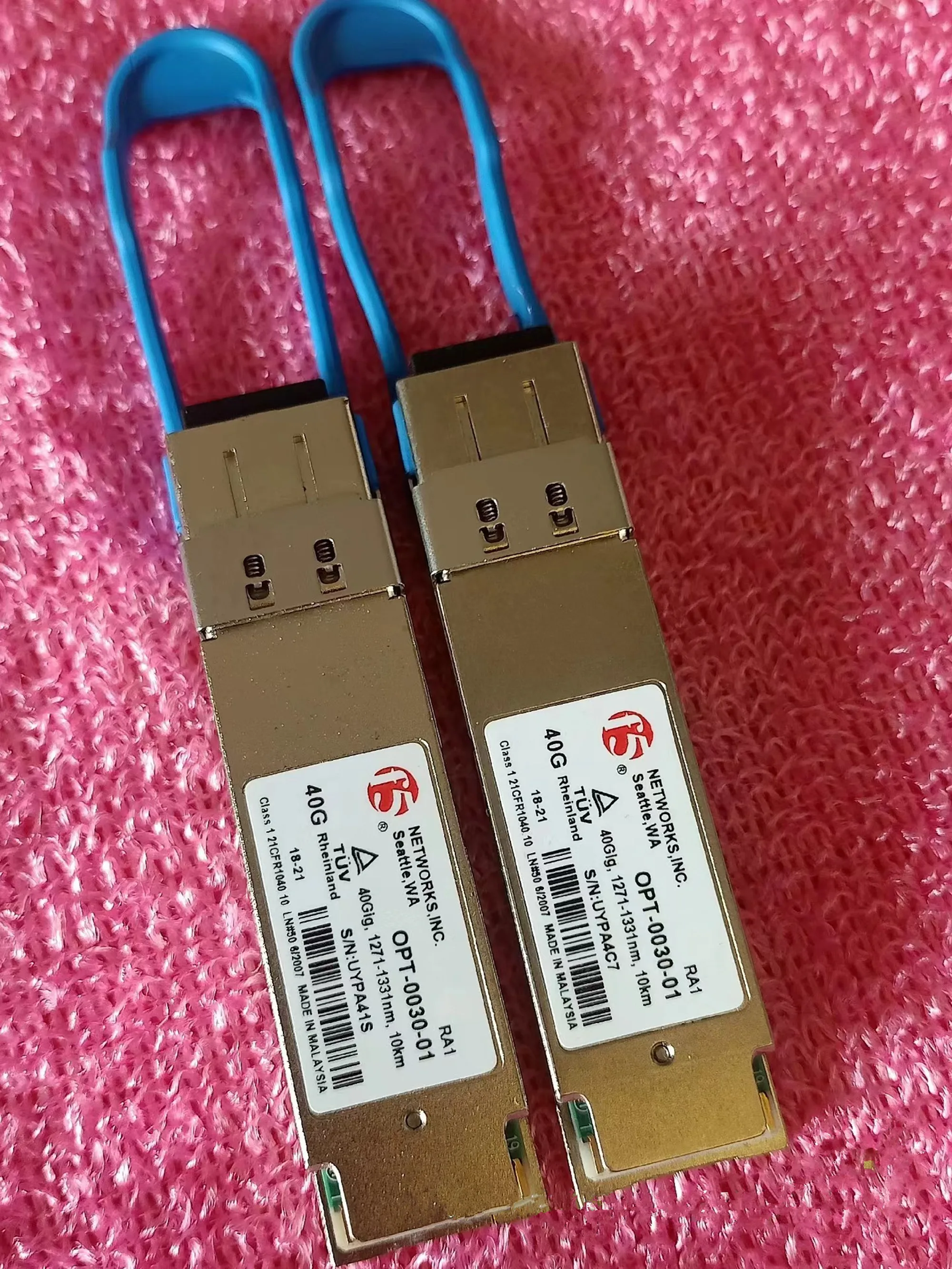 F5 Networks Fiber Optical 40G QSFP 10KM OPT-0030-01 40GB Single Mode LC 1271-1331NM Transceiver