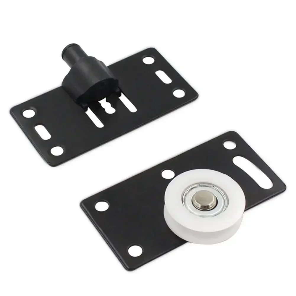 1 Uds polea de armario polea de puerta corredera para el hogar rueda de armario accesorios de herrajes para muebles ajustables en altura silenciosa