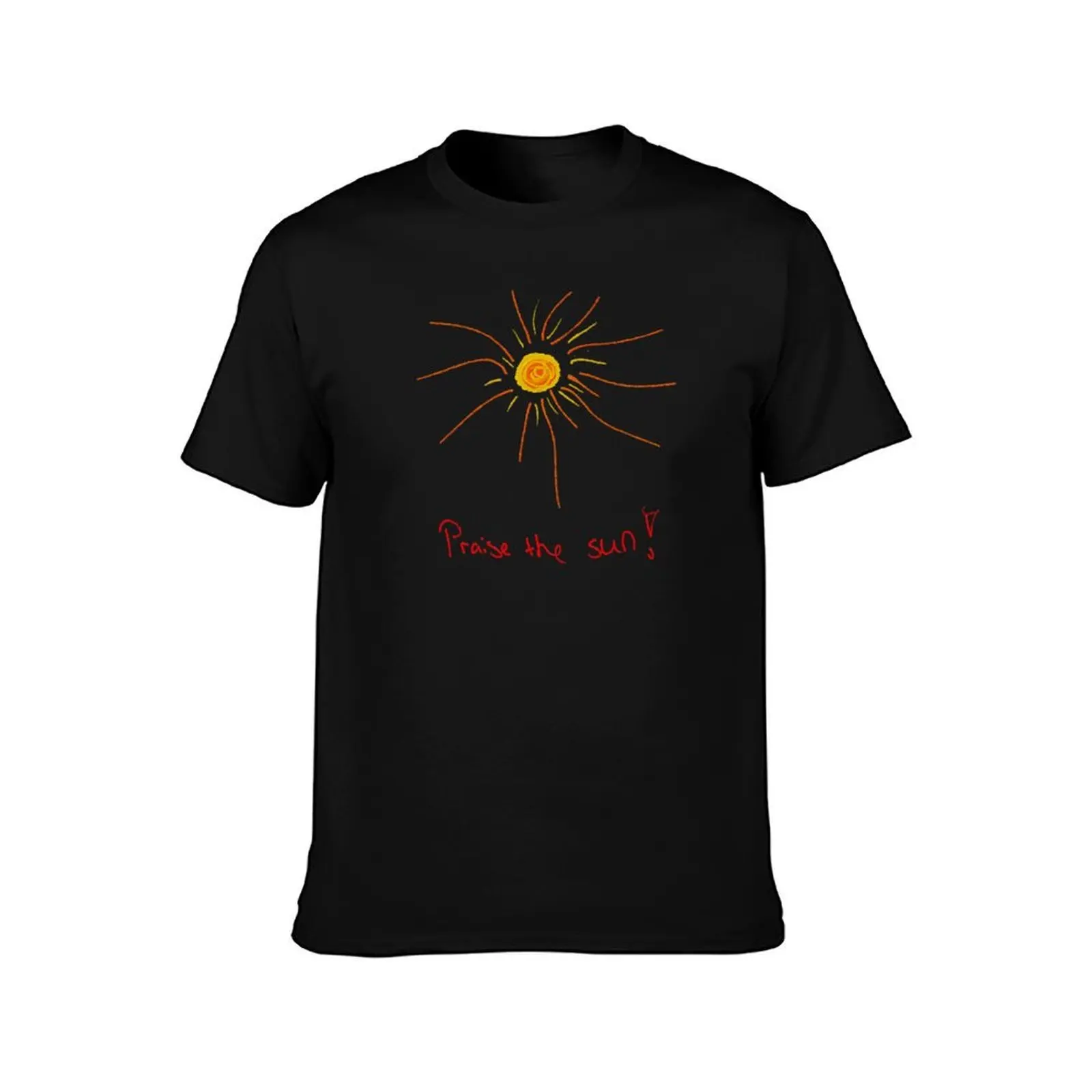 Praise the sun cartoon T-Shirt Big and Tall Casual T-Shirt
