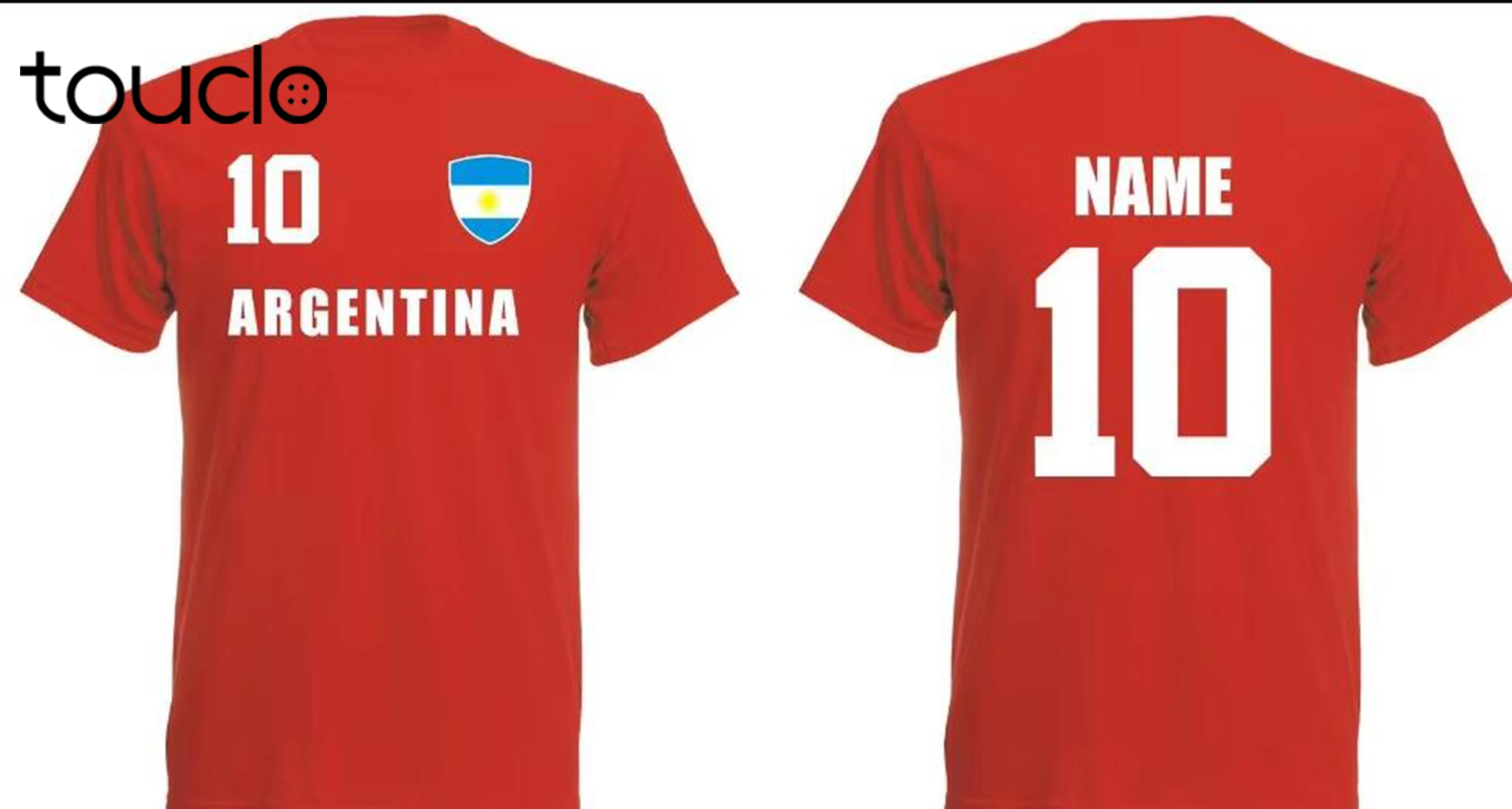 Argentino Kinder Trikot Aspecto Fubball + Inkl. Druck Nombre +Nr Fútbolista Soccers Marca Camisetas para hombre Diseña una camiseta