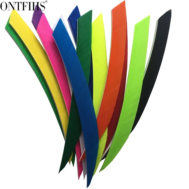 50 PCs Right Wing/ Left Wing 5 InchTraditional Kyudo Feather Archery Fletches Real Turkey Feathers  Archery Accessories