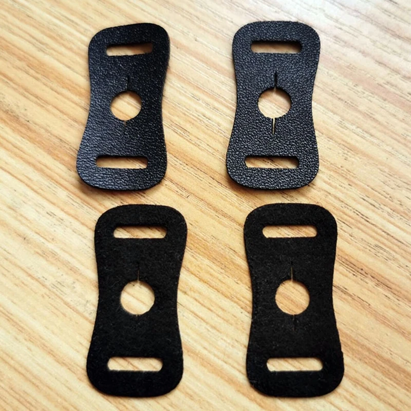 50PA 2Pcs Universal Lug Ring Camera Strap Triangle Split Ring Leather Protector Cover Pads Camera Photo Accessories