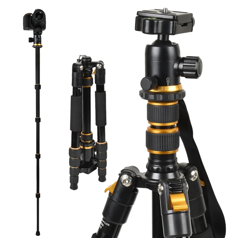 

DSLR Camera Lightweight Travel Tripod With 360° Ball Head Fit For Canon/Sony/Nikon