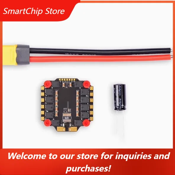 SmartChipFPV Crossover F4v3 Plus F405 F4 Flying Tower 50A 60A Electric Control BF-F4 Flight Control 4-in-1 Electric Control